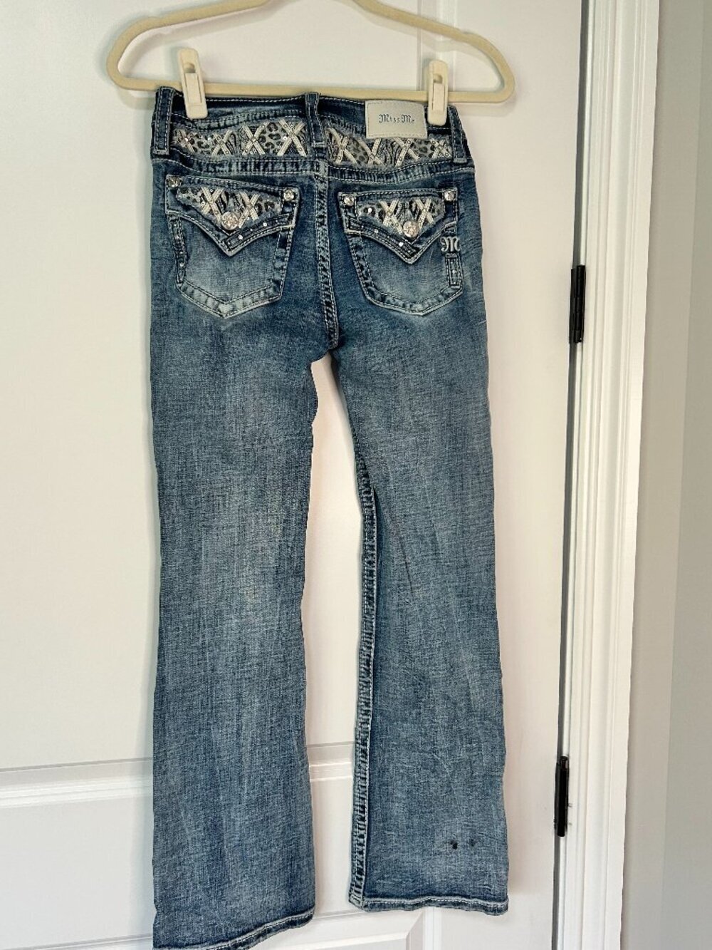 Miss Me Mid Rise Boot Cut Jeans Size 25